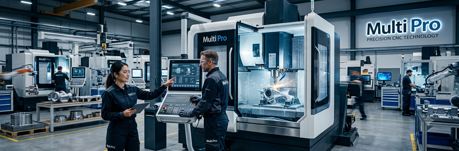 Multi Pro, a leading supplier of advanced CNC machines.
